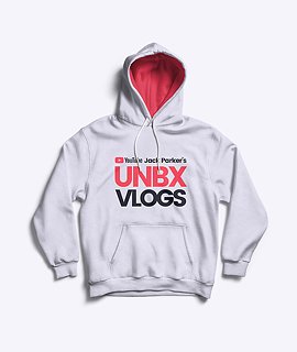 UNBX White Hoodie