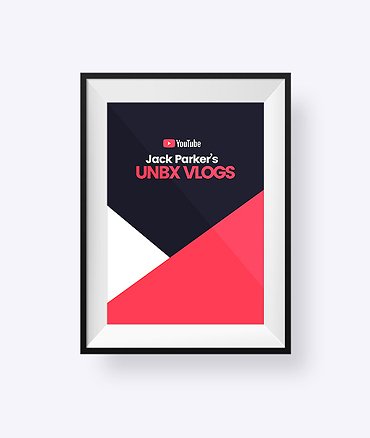 UNBX Black Frame Print